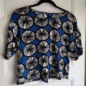 Marimekko for Target Cropped Top in Appelsini Print - S